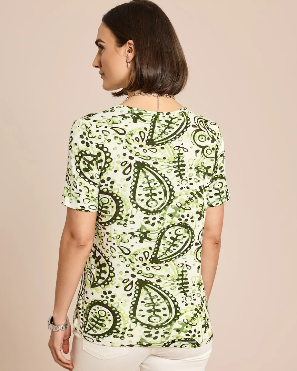 Shirt mit Paisley Druck