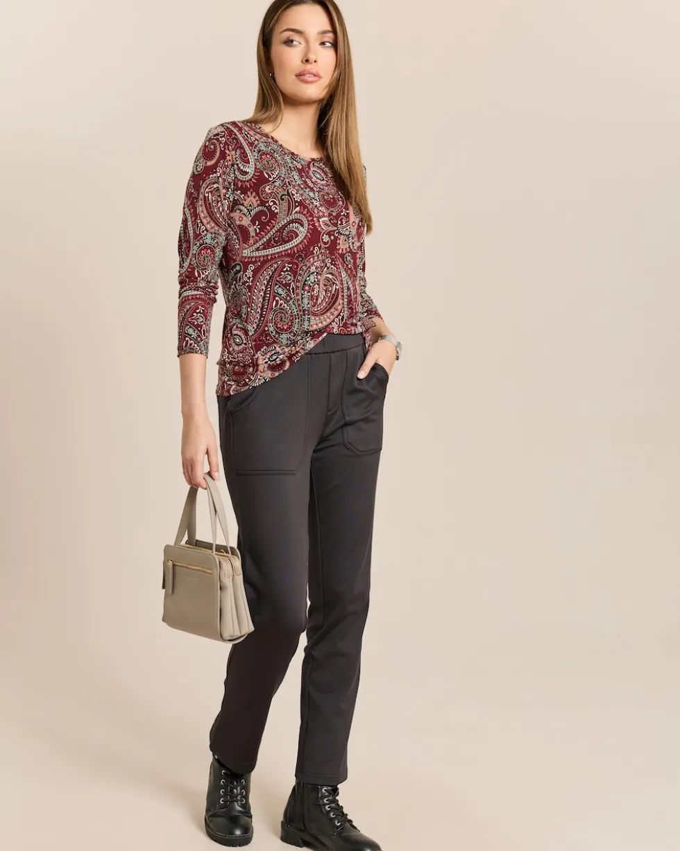 Shirt mit Paisley-Druck