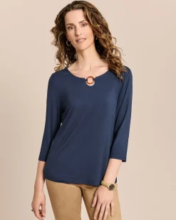 Shirt mit Ring-Accessoire