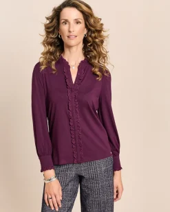 Shirt mit Rüschendetails