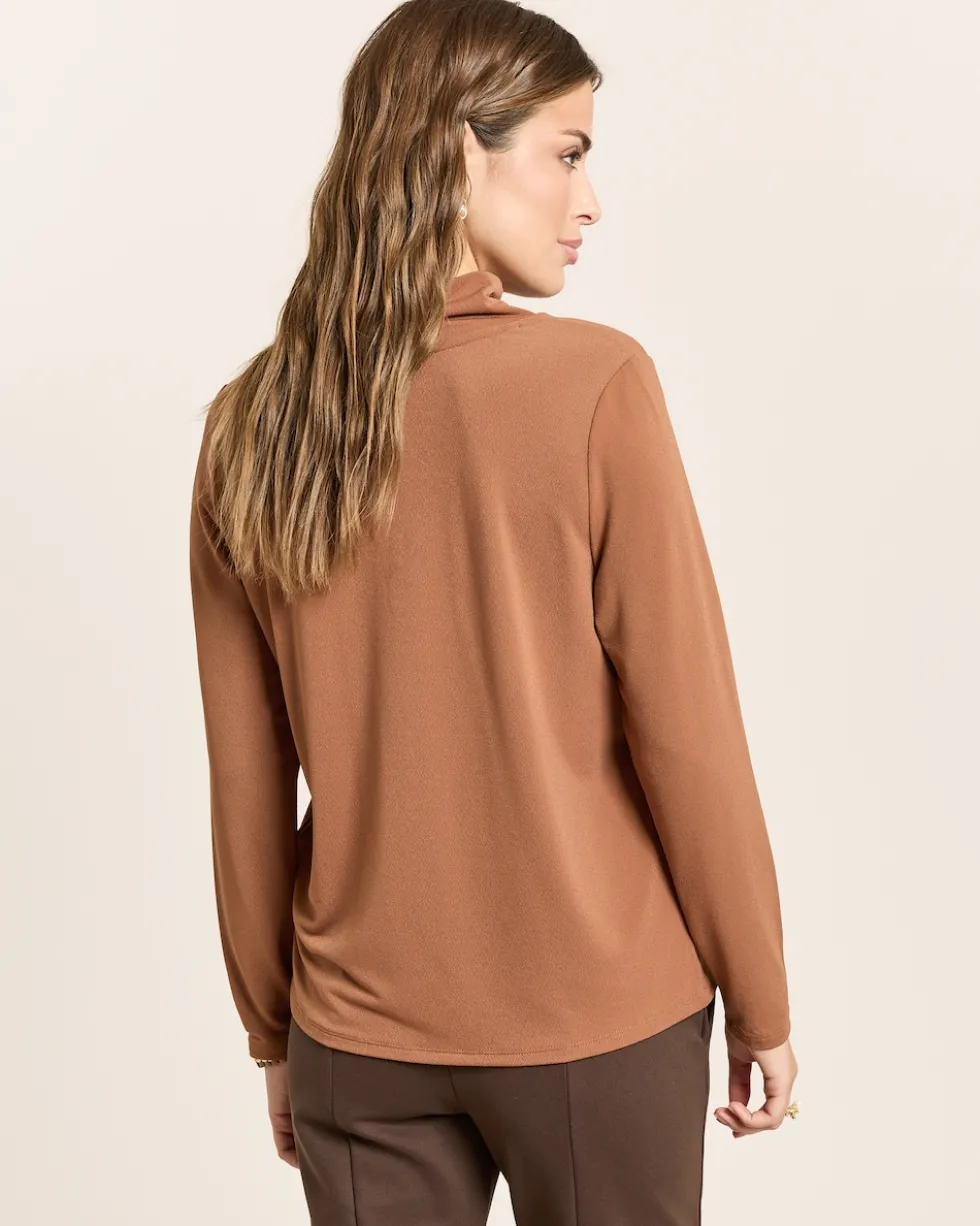 Shirt mit Schluppenelement
