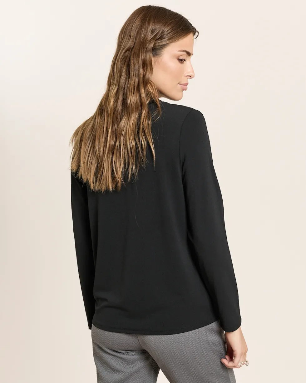 Shirt mit Schluppenelement