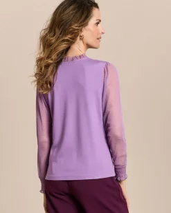 Shirt mit Spitzendetails