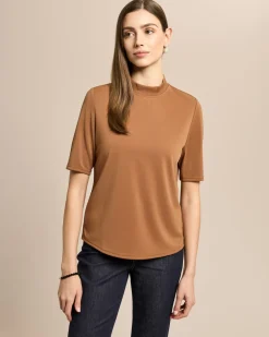 Shirt mit Stehkragen