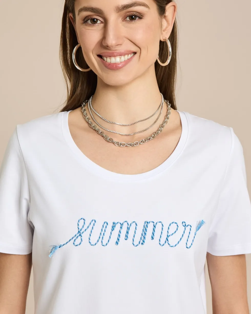 Shirt mit Stickerei