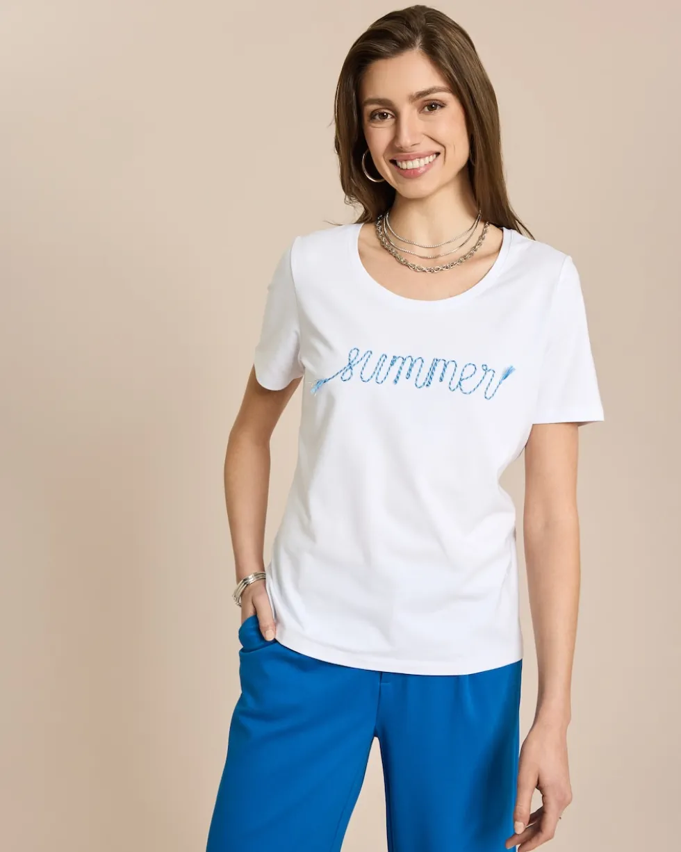 Shirt mit Stickerei