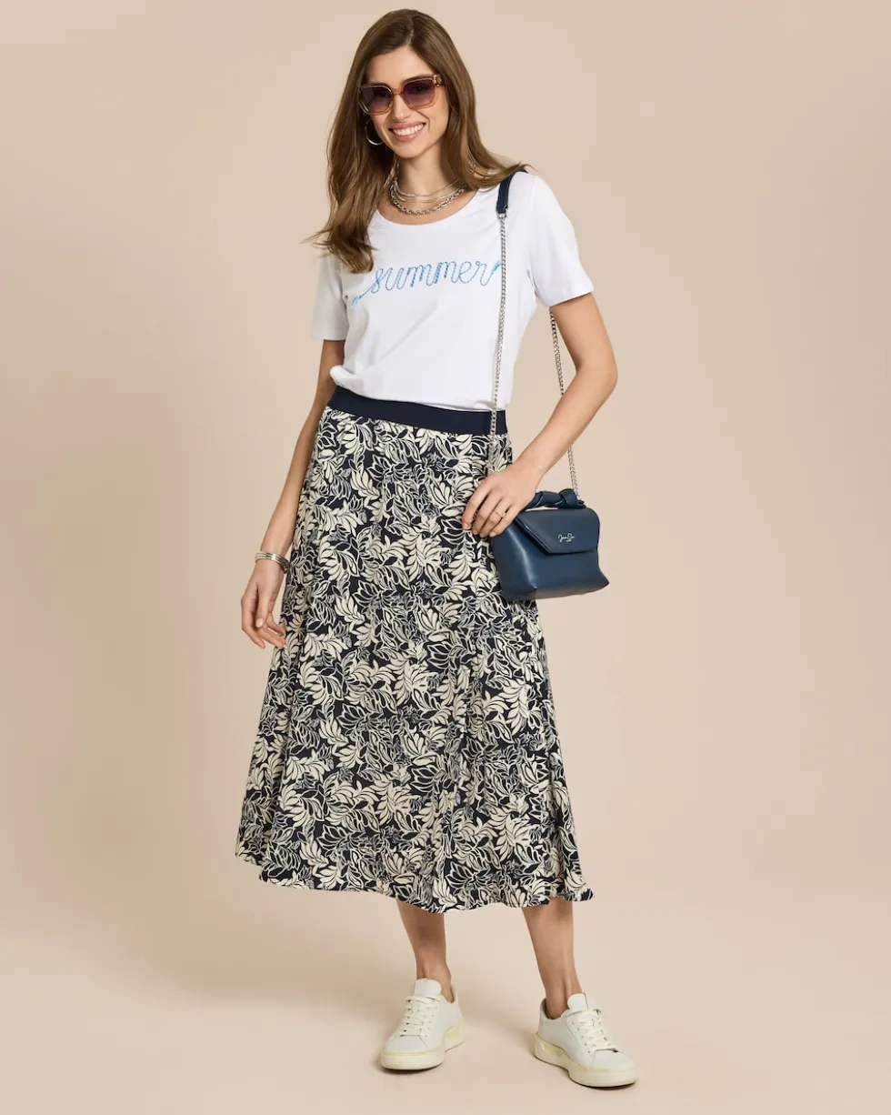 Shirt mit Stickerei