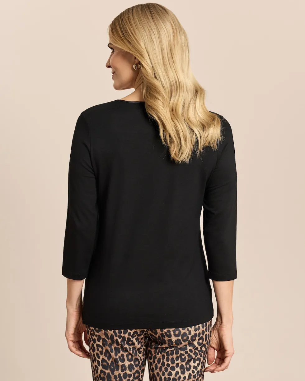 Shirt mit Strassmotiv