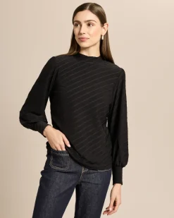 Shirt mit tonalem Jacquard