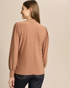 Shirt mit tonalem Jacquard