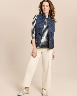 Shirt mit U-Boot-Ausschnitt