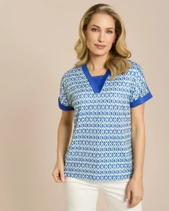 Shirt mit V-Ausschnitt