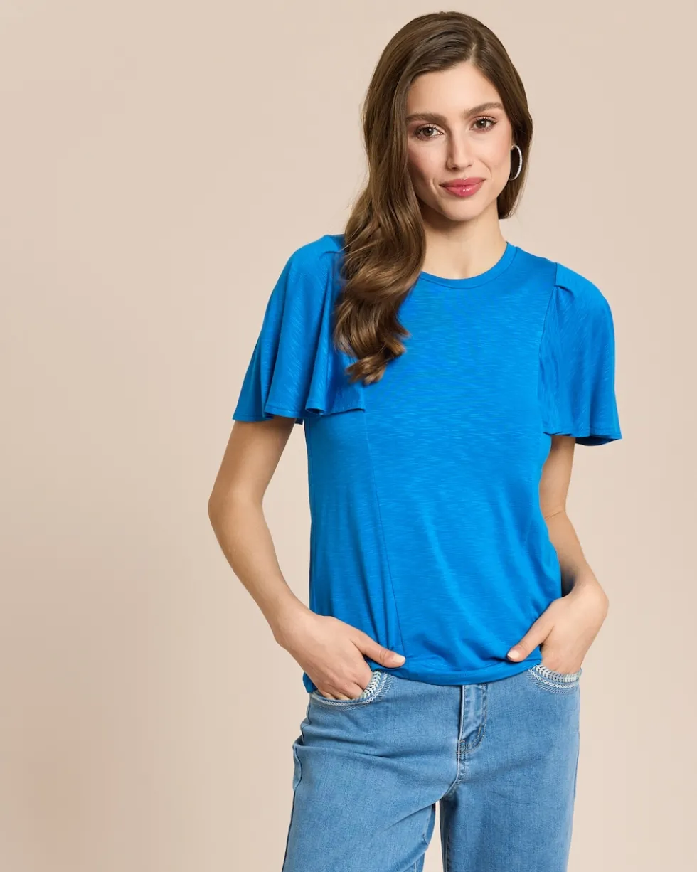 Shirt mit Volantarm