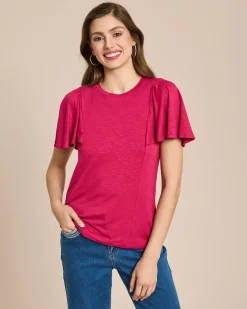 Shirt mit Volantarm