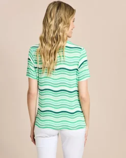 Shirt mit Wellen-Druck