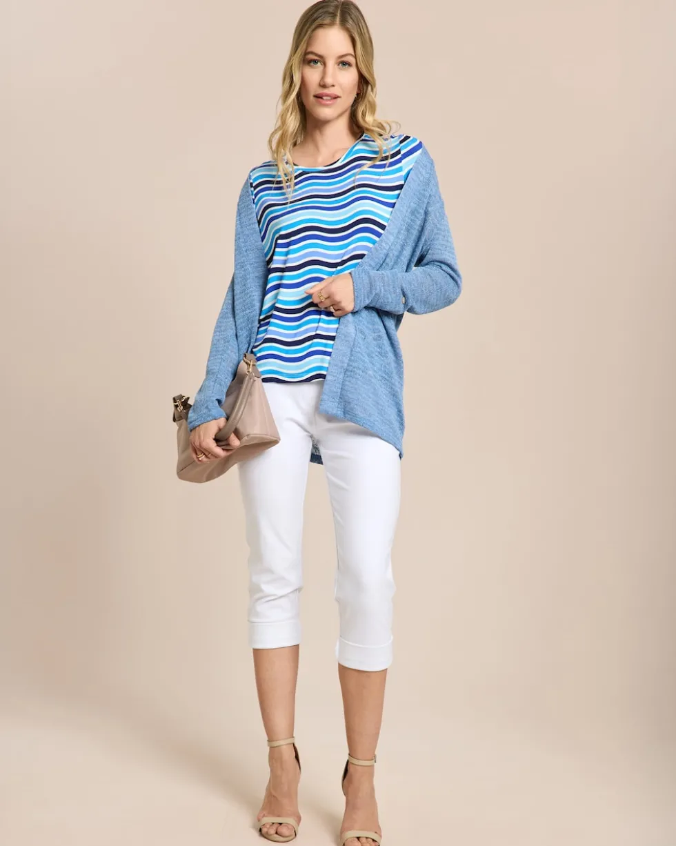 Shirt mit Wellen-Druck