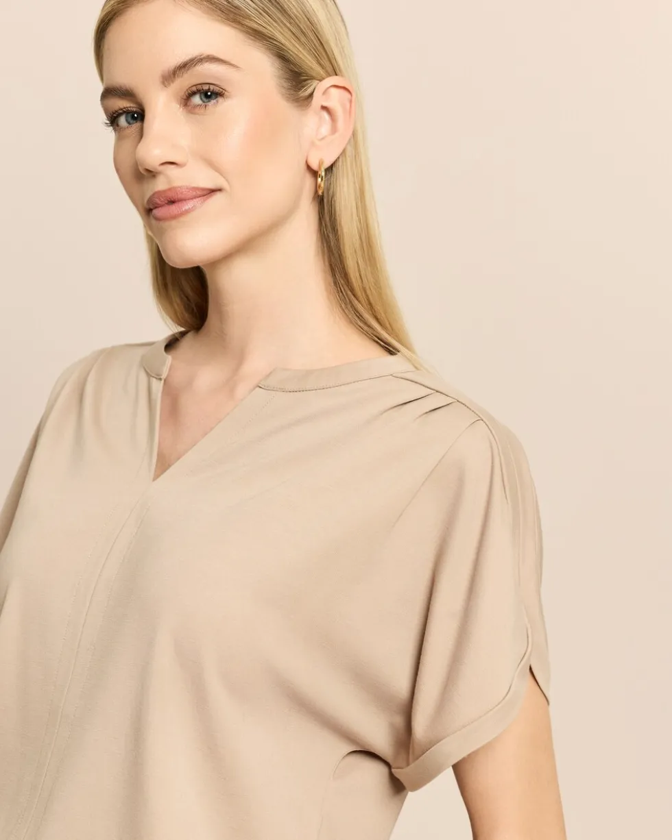 Shirt mit Zierleisten