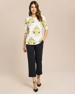 Shirt mit Zitronenprint