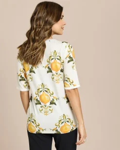 Shirt mit Zitronenprint