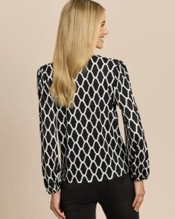 Shirt mit zweifarbigem Druck