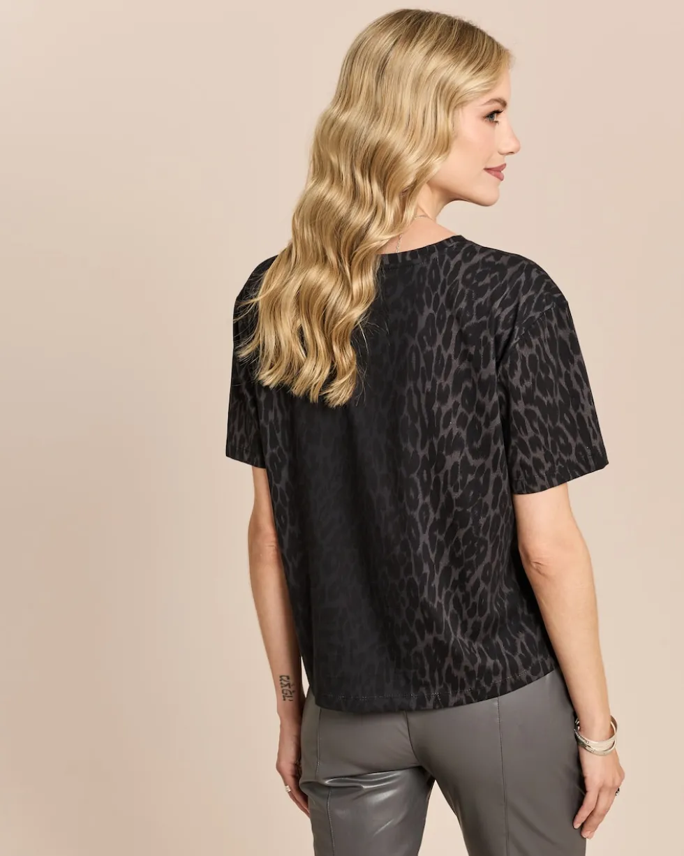 Shirt Oversized mit Alloverdruck