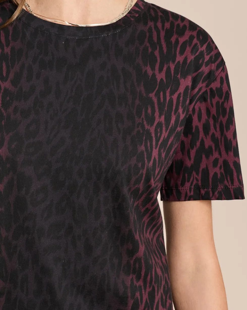 Shirt Oversized mit Alloverdruck