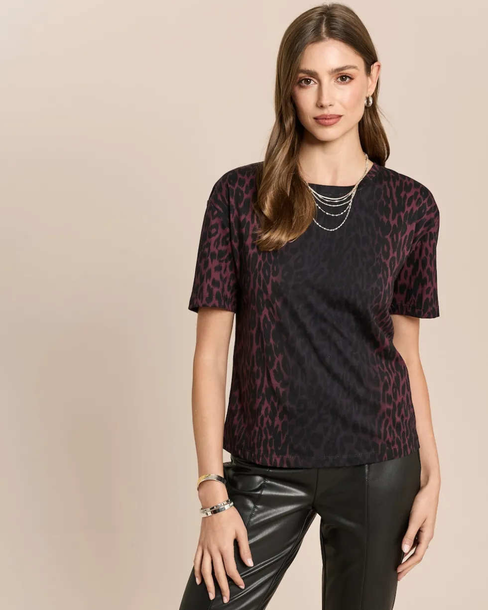Shirt Oversized mit Alloverdruck