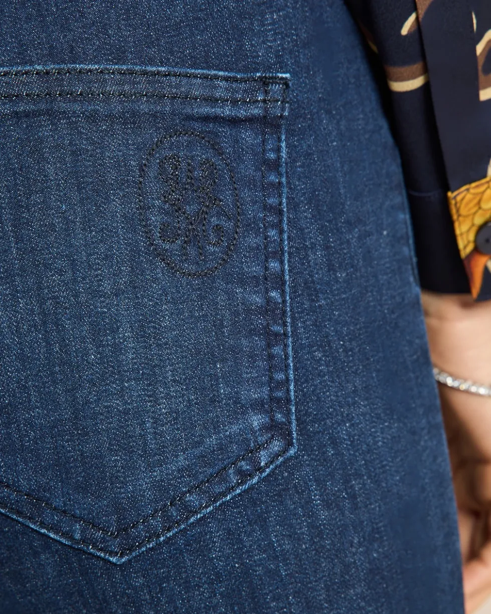 Skinny-Jeans mit Rundumdehnbund