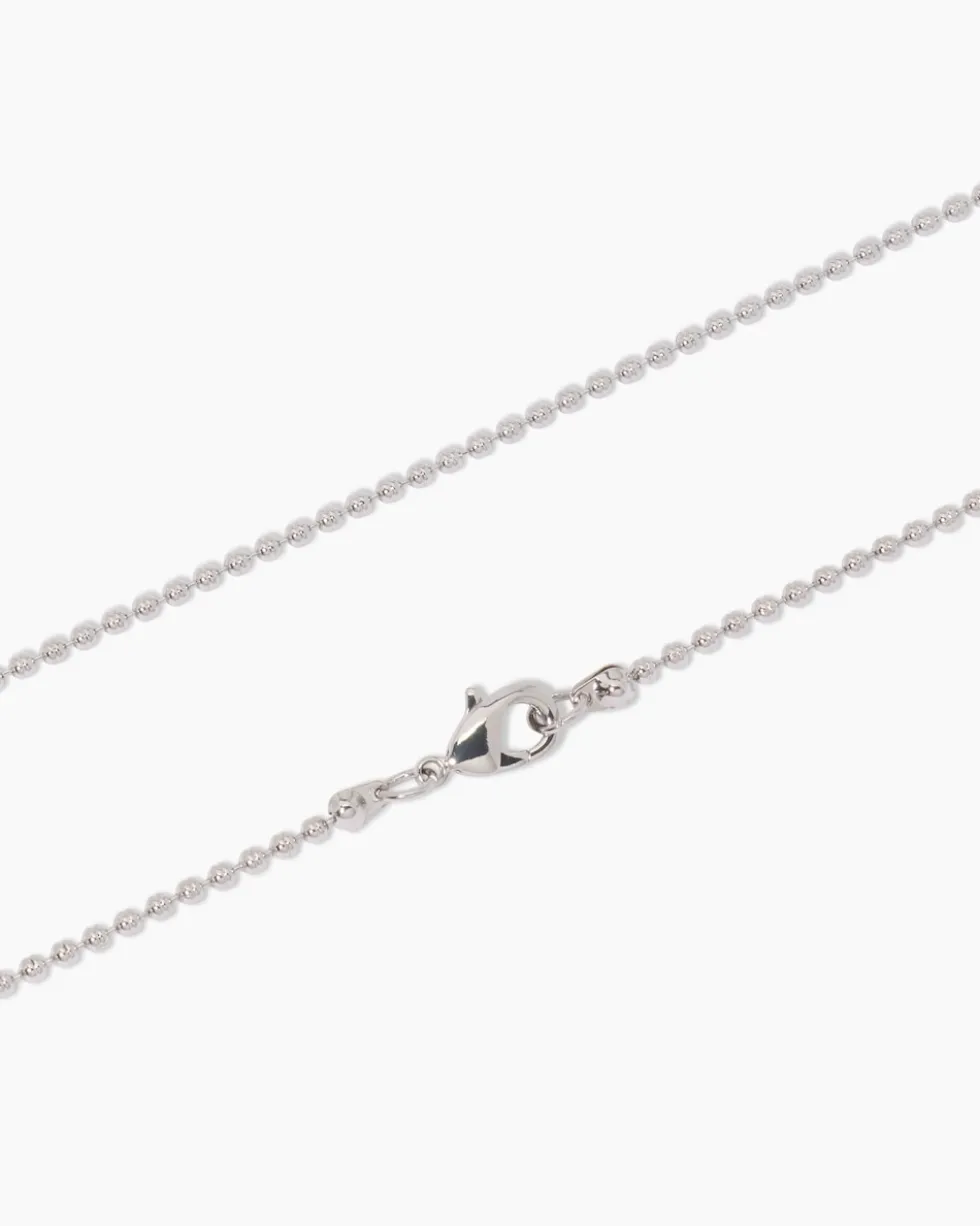 Slidercollier mit Muschelkernperle und Zirkonia