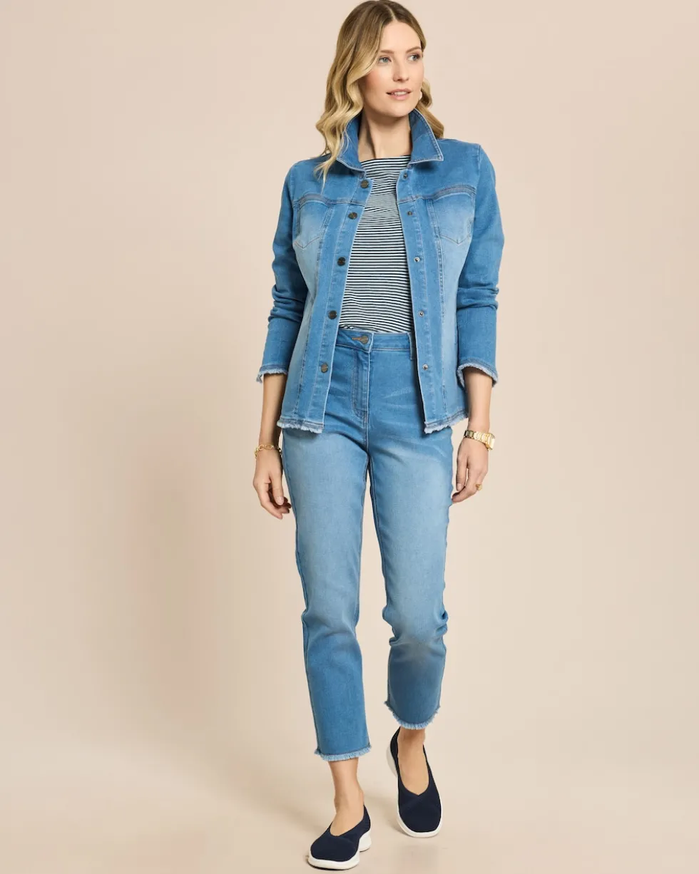 Slim Fit Denim Super Stretch 7/8
