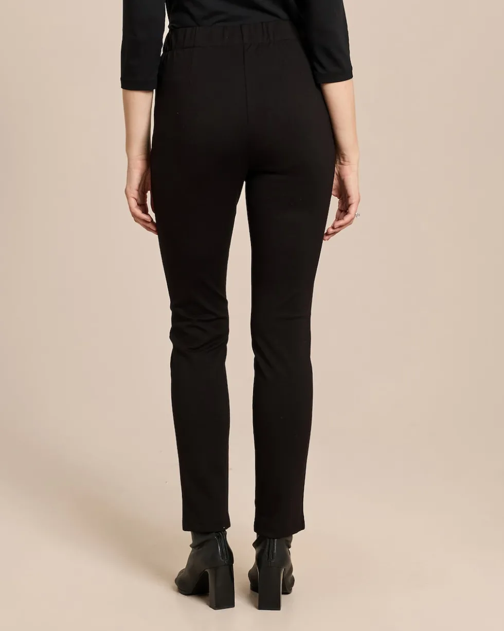 Slim Fit Hose mit Jacquard-Muster