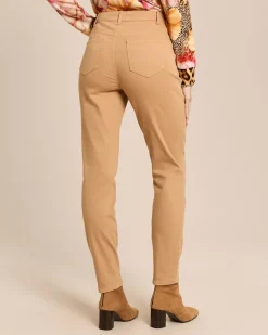 Slim Fit Hose mit Nietendeko