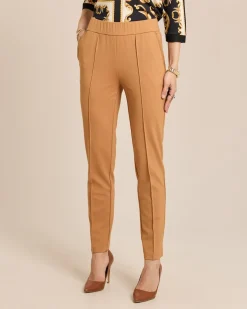 Slim Fit Hose mit Strassdeko