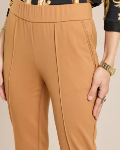Slim Fit Hose mit Strassdeko