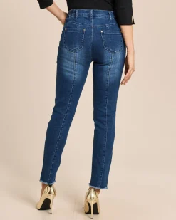 Slim Fit Jeans mit Nieten