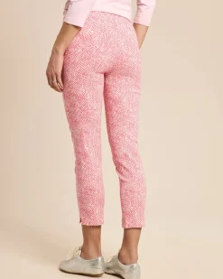 Slim Fit Schlupfhose bedruckt, 7/8