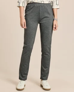 Slim Fit Schlupfhose Jacquard Jersey