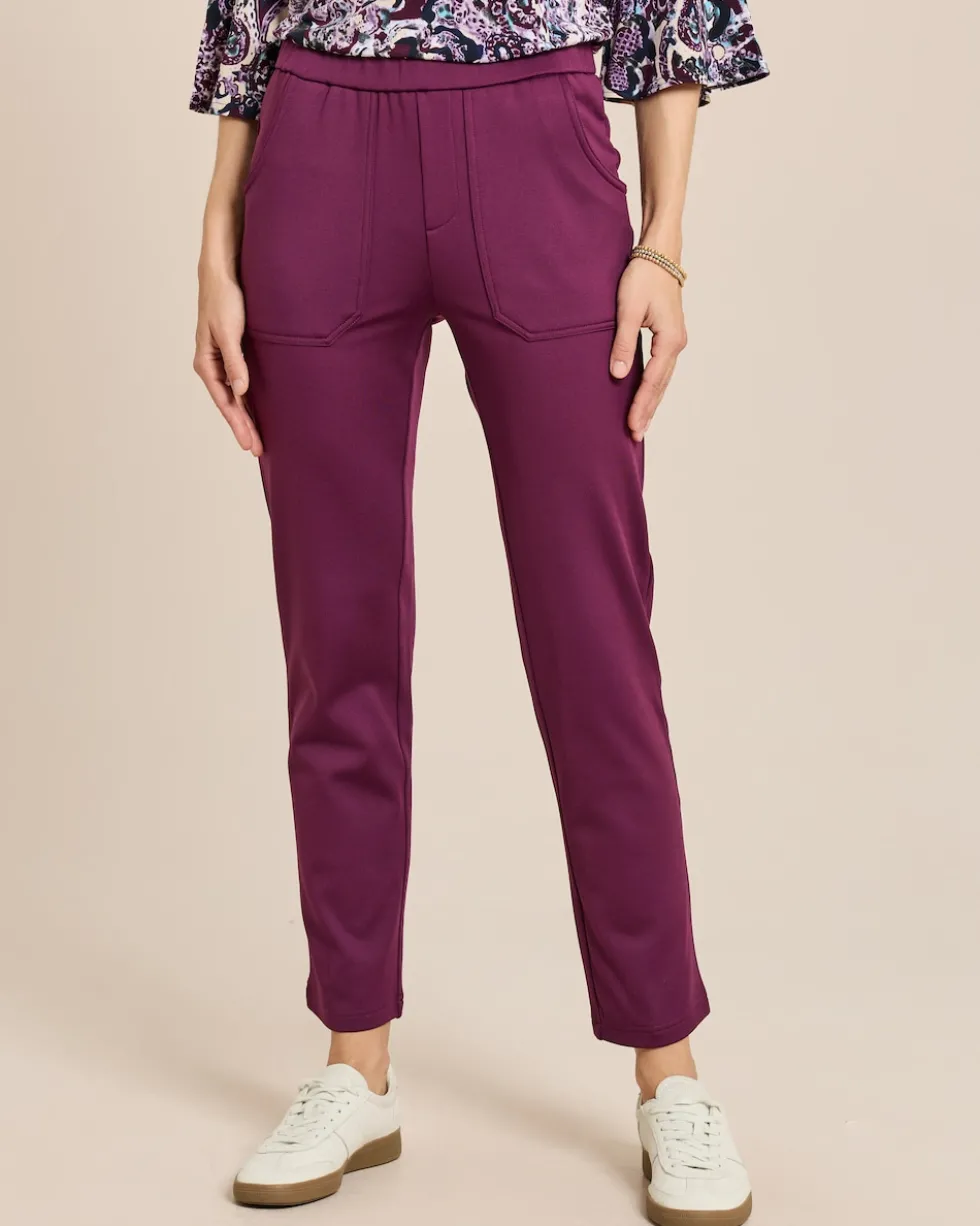Slim Fit Thermohose Scuba Touch