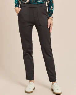 Slim Fit Thermohose Scuba Touch