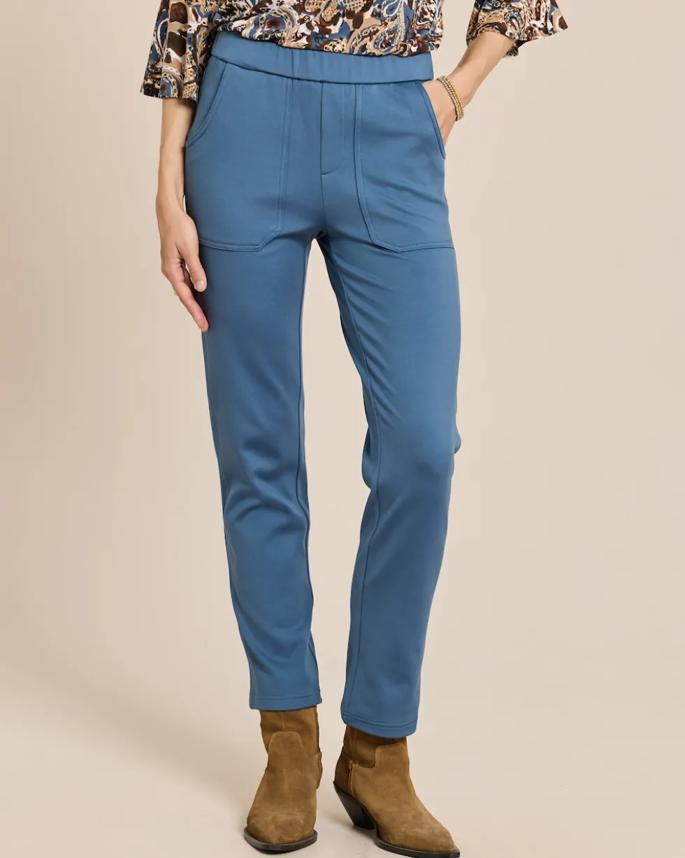 Slim Fit Thermohose Scuba Touch