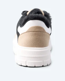 Sneaker mit Fell