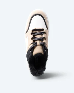 Sneaker mit Fell