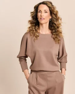 Soft Pique Shirt mit Fledermausarm