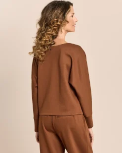 Soft Pique Shirt mit Fledermausarm
