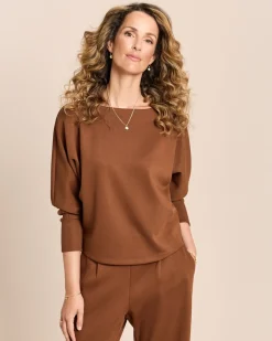 Soft Pique Shirt mit Fledermausarm