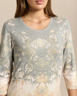 Soft Pullover Boho-Print