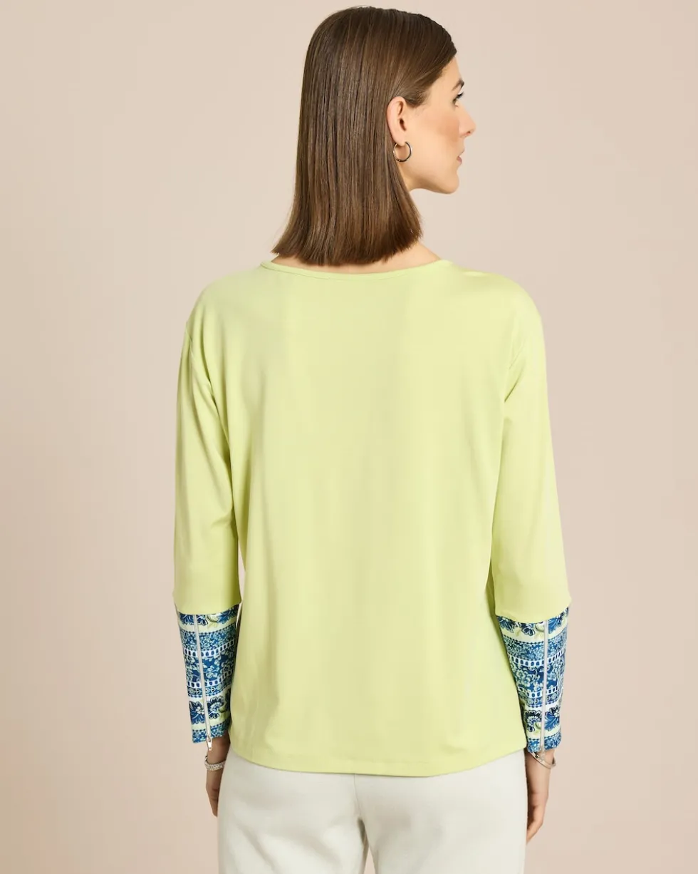 SoftShine Jersey Shirt mit Detail