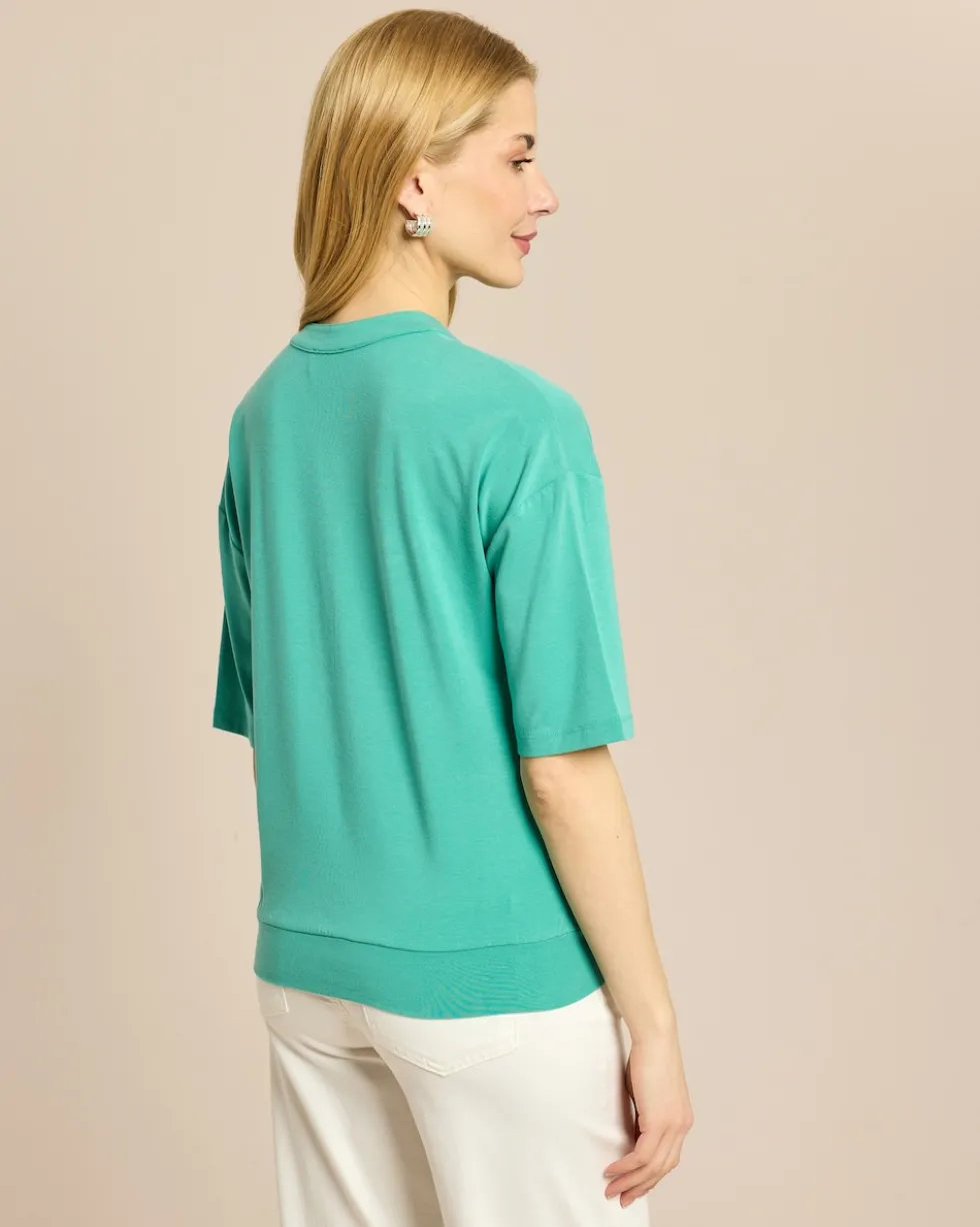 SoftShine Jersey Shirt mit Paillette