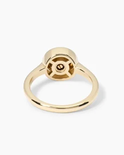Spinning-Ring mit multicolor Saphiren