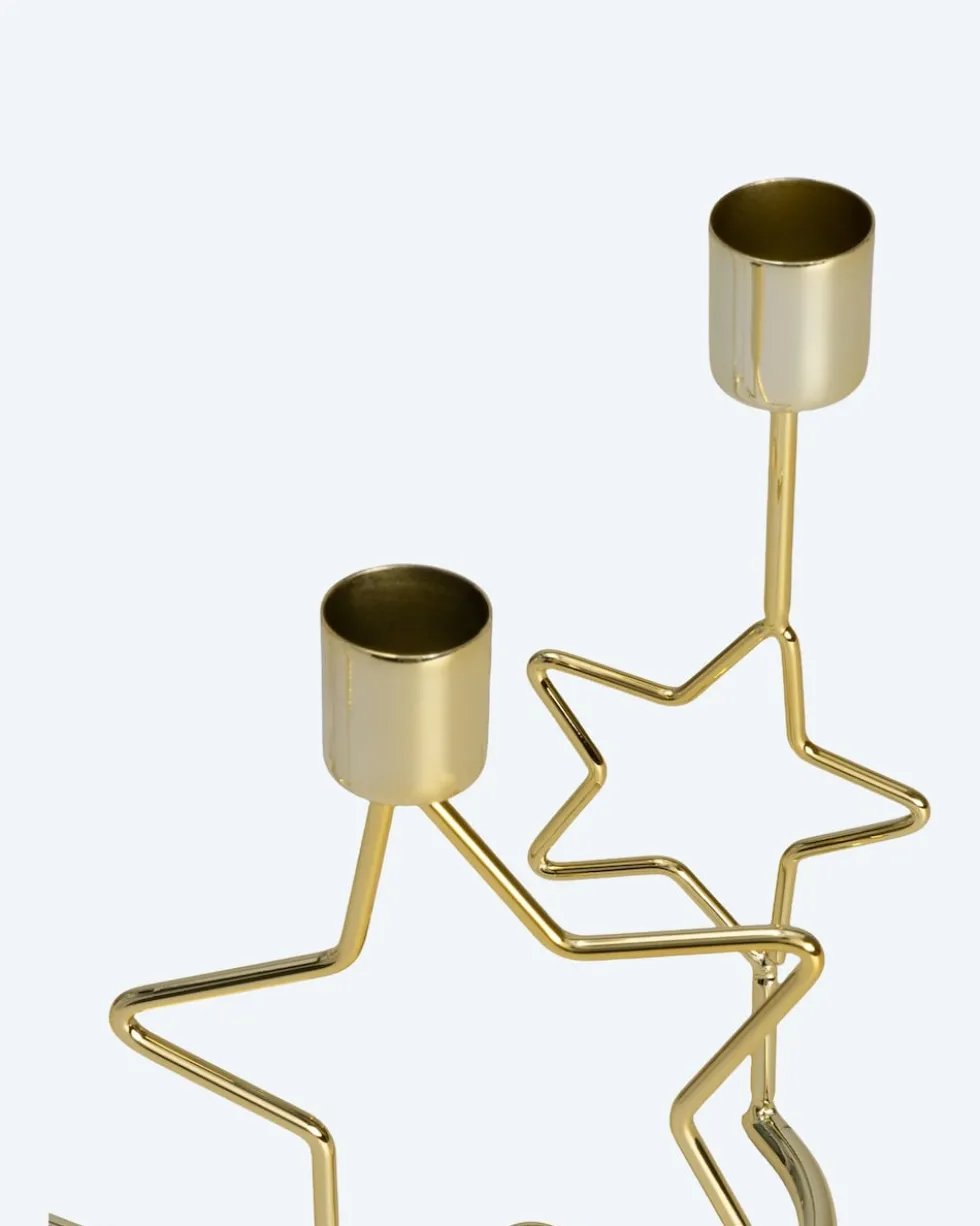 Stabkerzenhalter "Sterne"